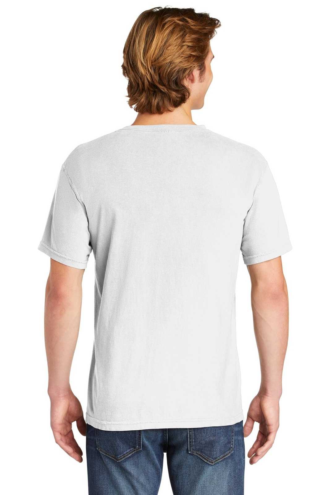 Comfort Colors 1717 Heavyweight Ring Spun Tee - White - HIT a Double