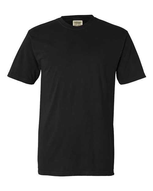 Comfort Colors 4017 Garment-Dyed Lightweight T-Shirt - Black - HIT a Double