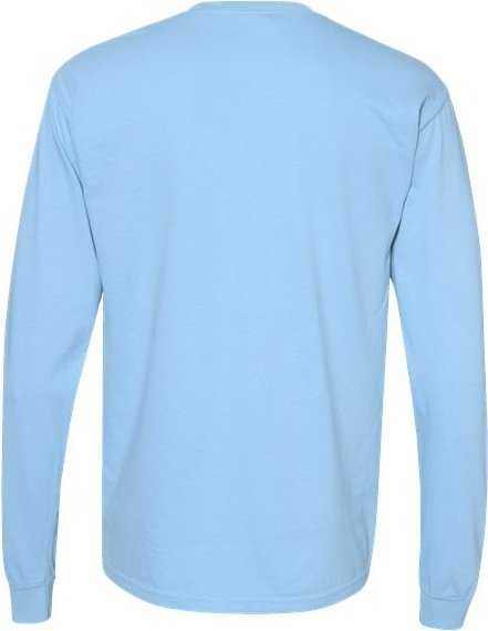 Comfort Colors 6014 Garment-Dyed Heavyweight Long Sleeve T-Shirt - Hydrangea&quot; - &quot;HIT a Double