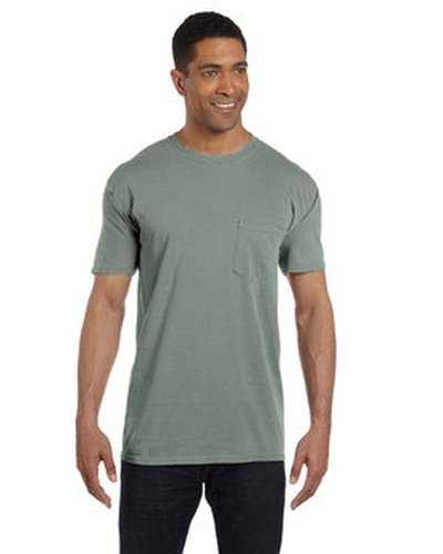 Comfort Colors 6030CC Adult Heavyweight Pocket T-Shirt - Bay - HIT a Double