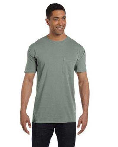 Comfort Colors 6030CC Adult Heavyweight Pocket T-Shirt - Bay - HIT a Double