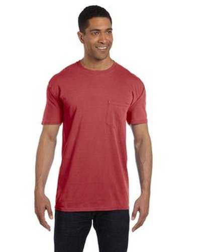 Comfort Colors 6030CC Adult Heavyweight Pocket T-Shirt - Brick - HIT a Double