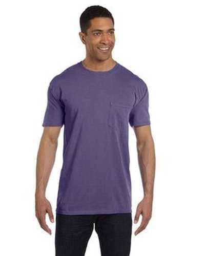 Comfort Colors 6030CC Adult Heavyweight Pocket T-Shirt - Grape - HIT a Double