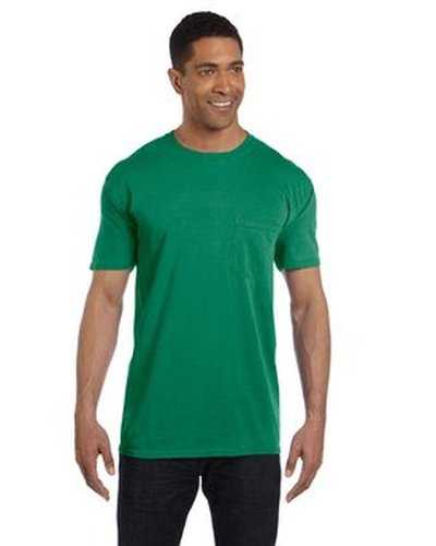 Comfort Colors 6030CC Adult Heavyweight Pocket T-Shirt - Grass - HIT a Double