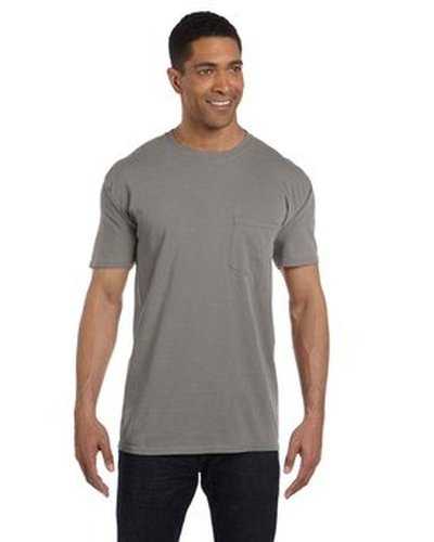Comfort Colors 6030CC Adult Heavyweight Pocket T-Shirt - Gray - HIT a Double