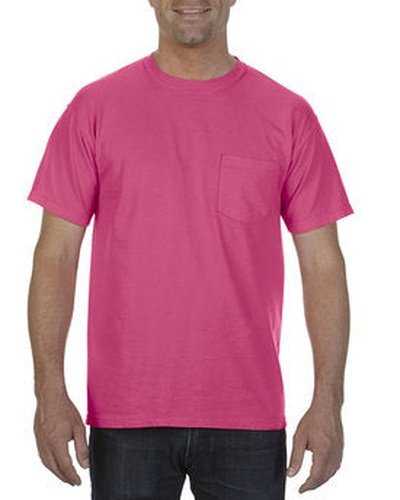 Comfort Colors 6030CC Adult Heavyweight Pocket T-Shirt - Heliconia - HIT a Double