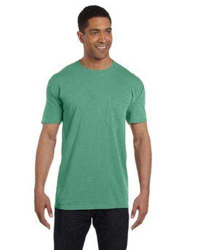 Comfort Colors 6030CC Adult Heavyweight Pocket T-Shirt - Islandark Grayeen - HIT a Double