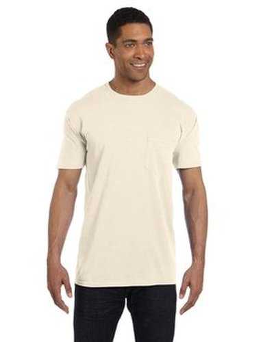 Comfort Colors 6030CC Adult Heavyweight Pocket T-Shirt - Ivory - HIT a Double