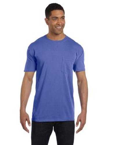 Comfort Colors 6030CC Adult Heavyweight Pocket T-Shirt - Periwinkle - HIT a Double