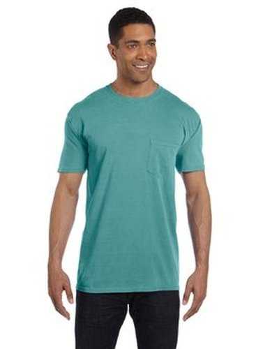 Comfort Colors 6030CC Adult Heavyweight Pocket T-Shirt - Seafoam - HIT a Double