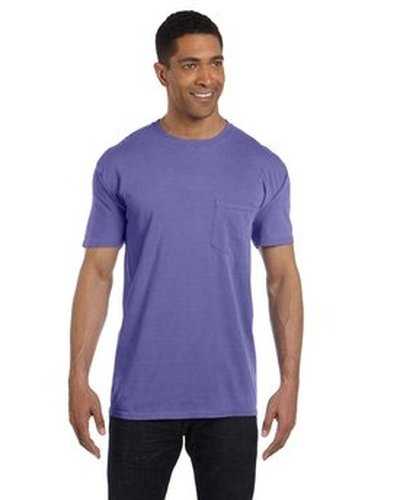 Comfort Colors 6030CC Adult Heavyweight Pocket T-Shirt - Violet - HIT a Double