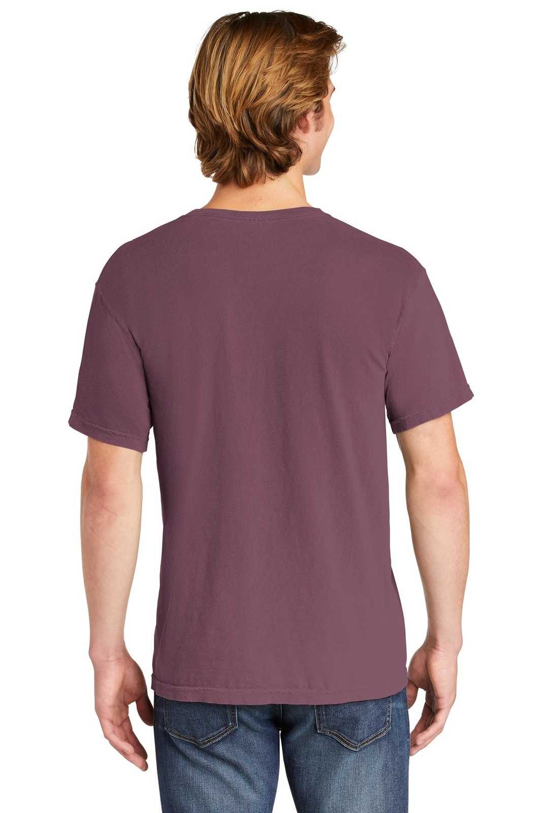 Comfort Colors 6030 Heavyweight Ring Spun Pocket Tee - Berry - HIT a Double