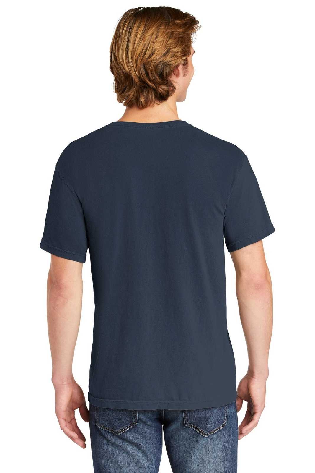 Comfort Colors 6030 Heavyweight Ring Spun Pocket Tee - Midnight - HIT a Double