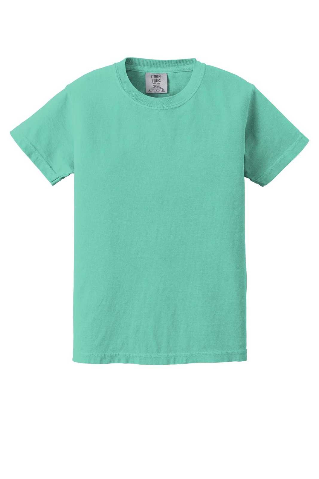 Comfort Colors 9018 Youth Midweight Ring Spun Tee - Chalky Mint - HIT a Double