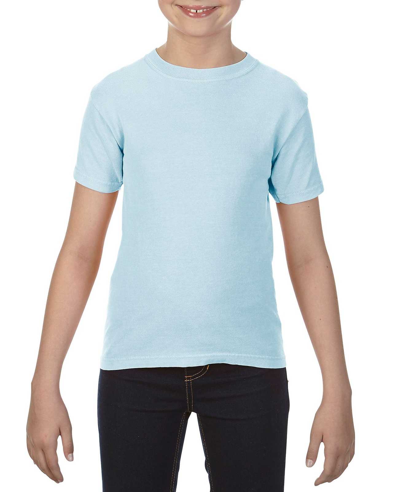 Comfort Colors 9018 Youth Midweight Ring Spun Tee - Chambray - HIT a Double