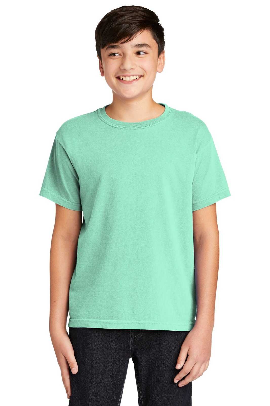 Comfort Colors 9018 Youth Midweight Ring Spun Tee - Island Reef - HIT a Double
