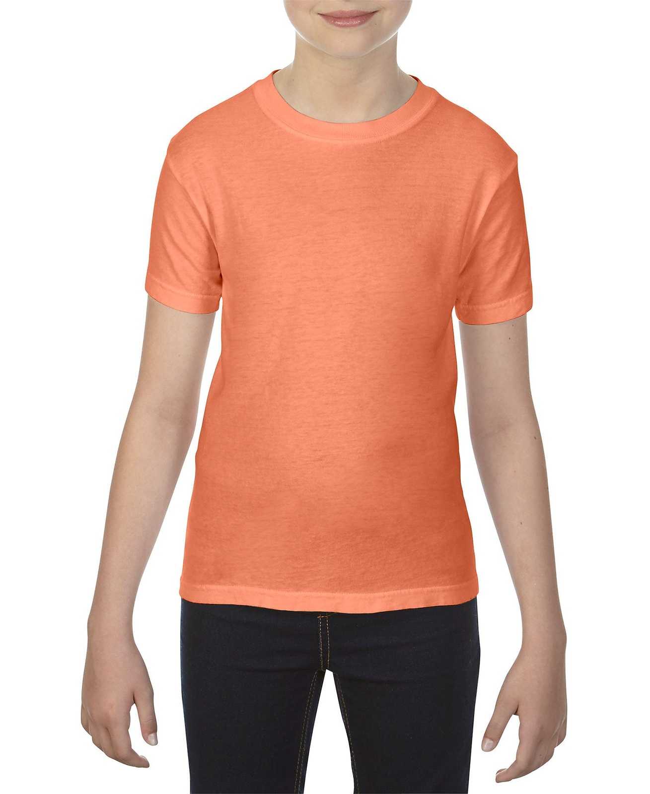 Comfort Colors 9018 Youth Midweight Ring Spun Tee - Melon - HIT a Double