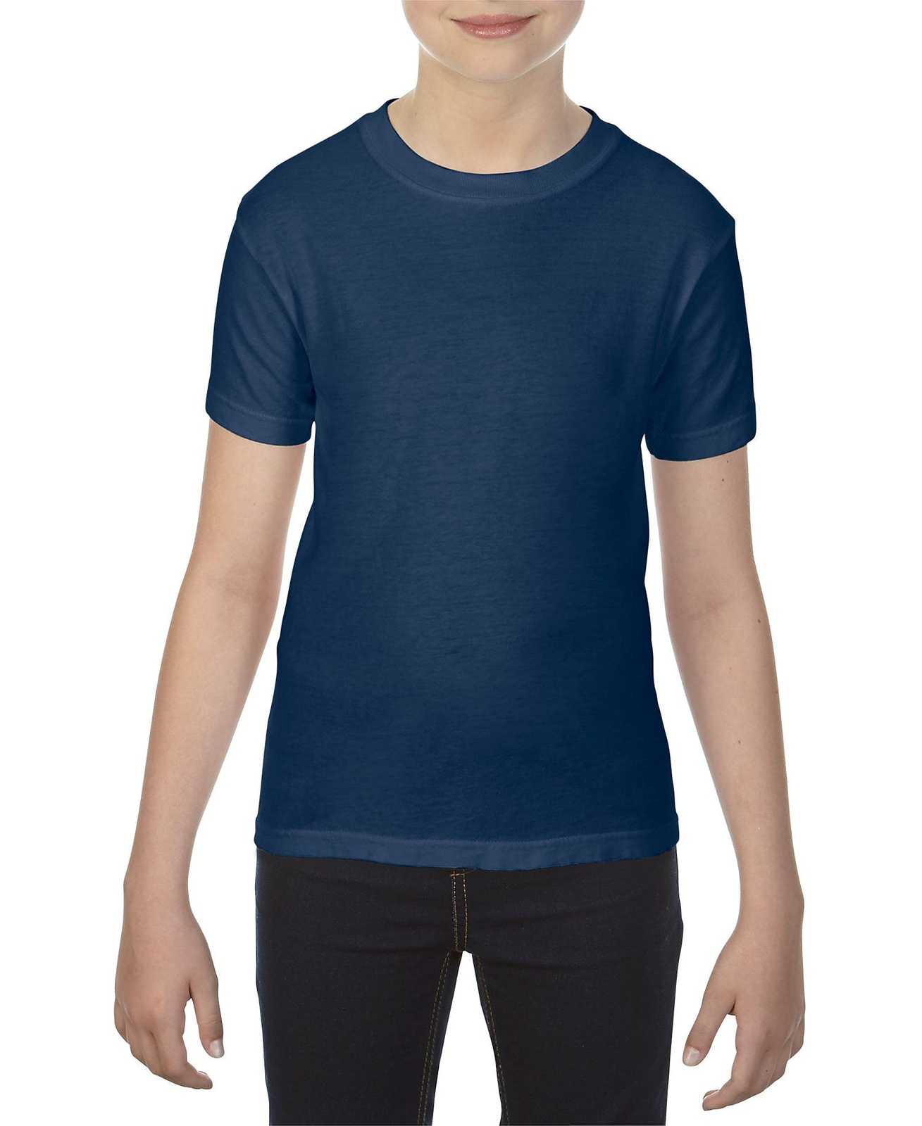 Comfort Colors 9018 Youth Midweight Ring Spun Tee - True Navy - HIT a Double
