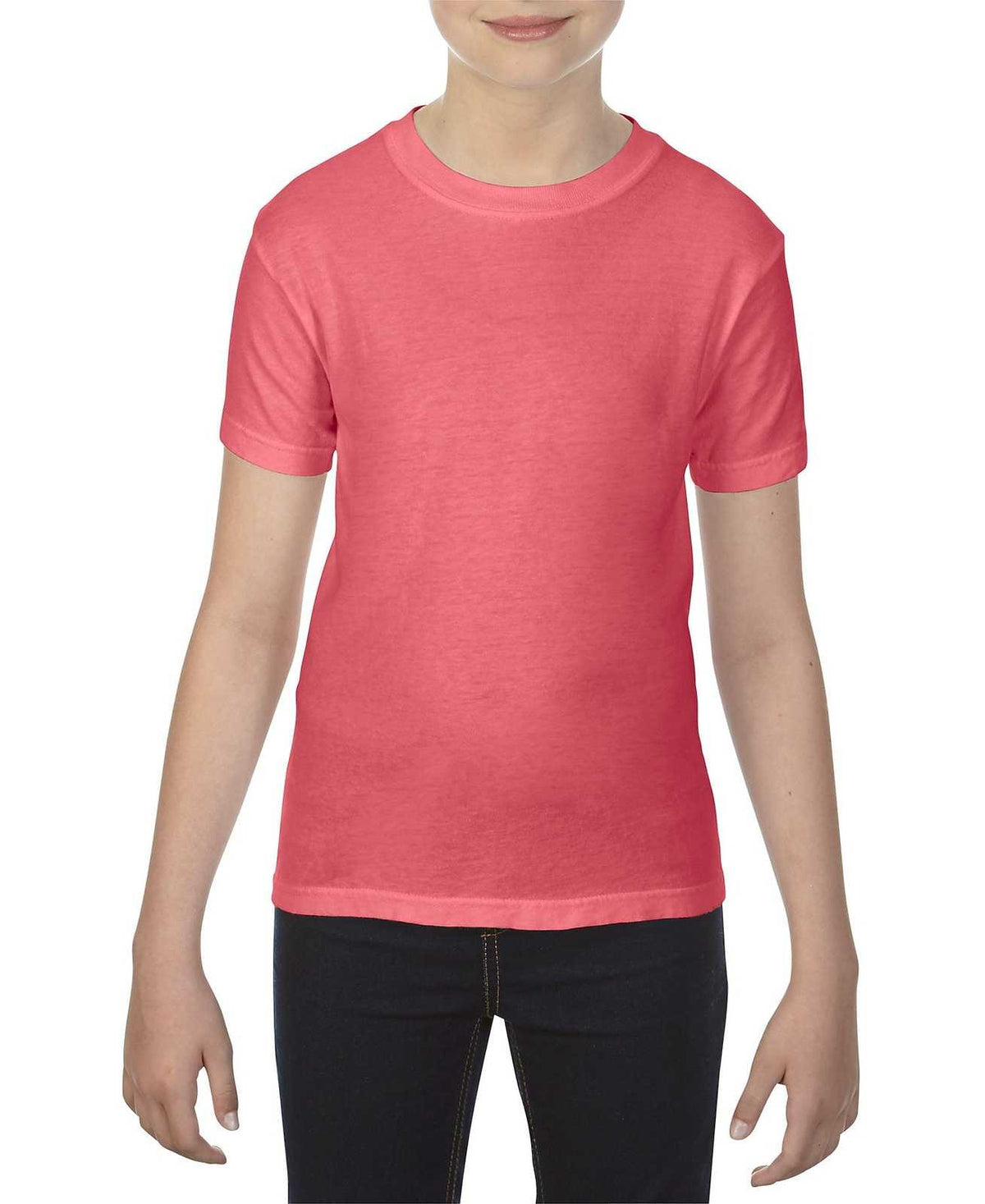 Comfort Colors 9018 Youth Midweight Ring Spun Tee - Watermelon - HIT a Double