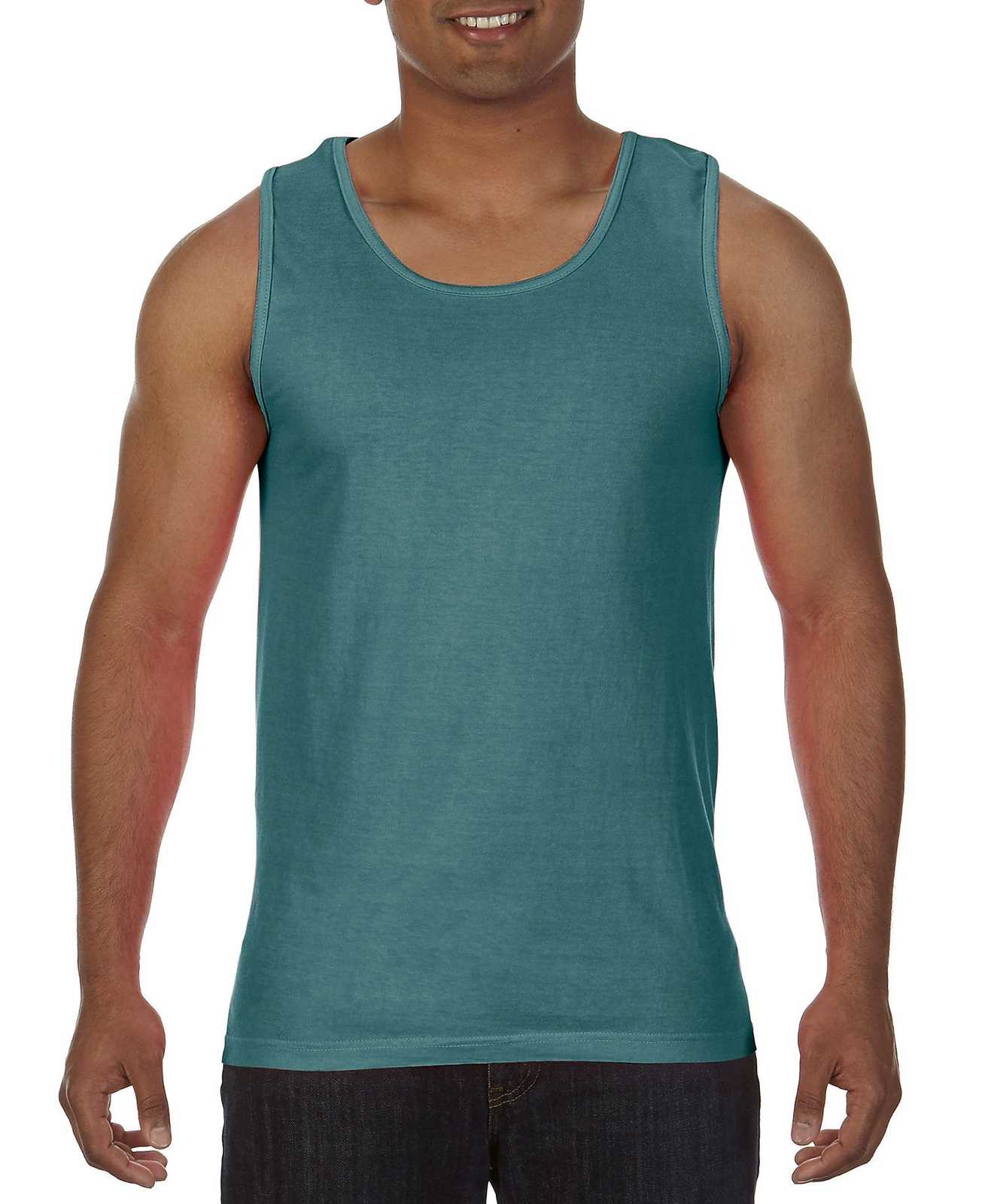 Comfort Colors 9360 Heavyweight Ring Spun Tank Top - Blue Spruce - HIT a Double