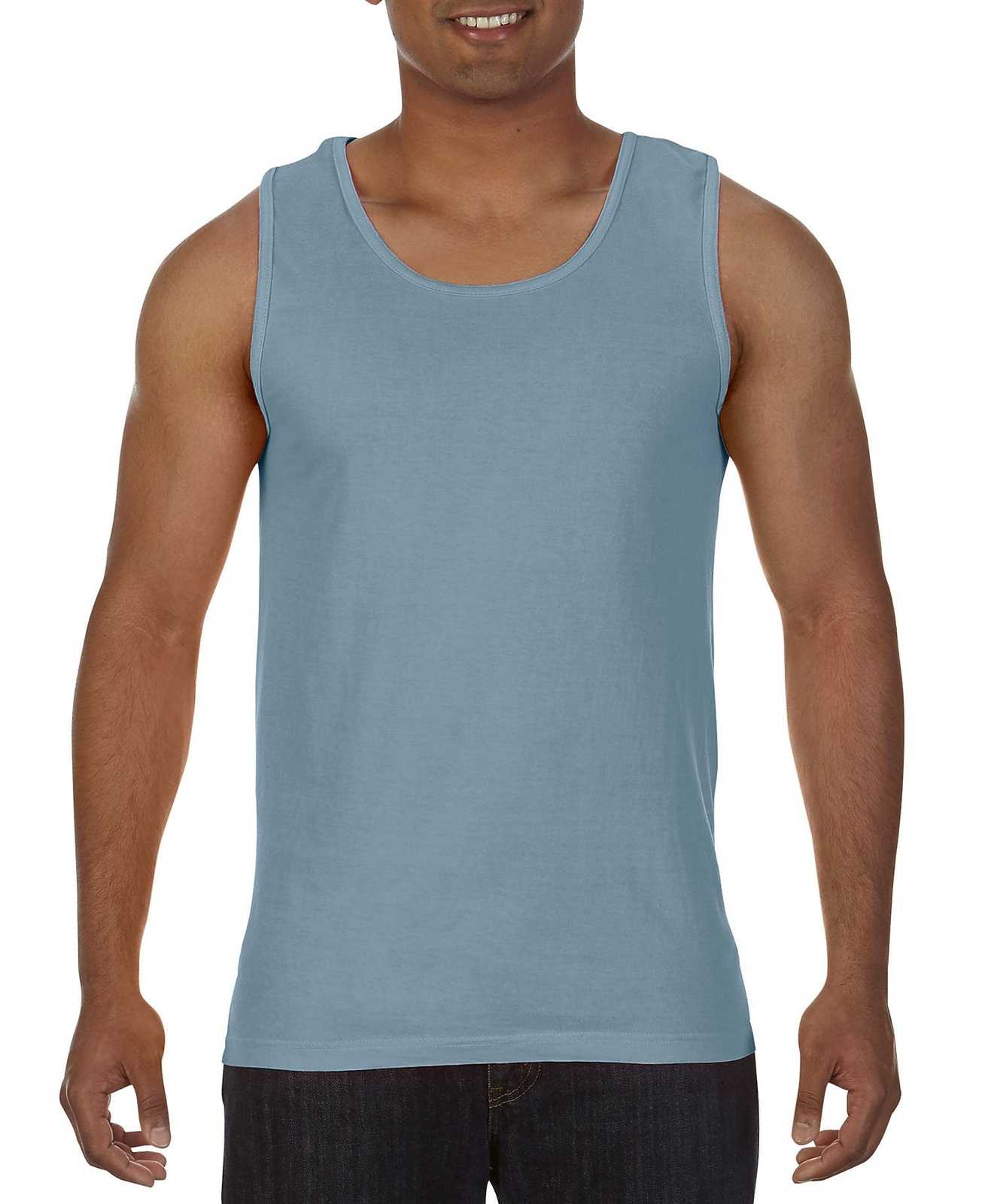 Comfort Colors 9360 Heavyweight Ring Spun Tank Top - Ice Blue - HIT a Double