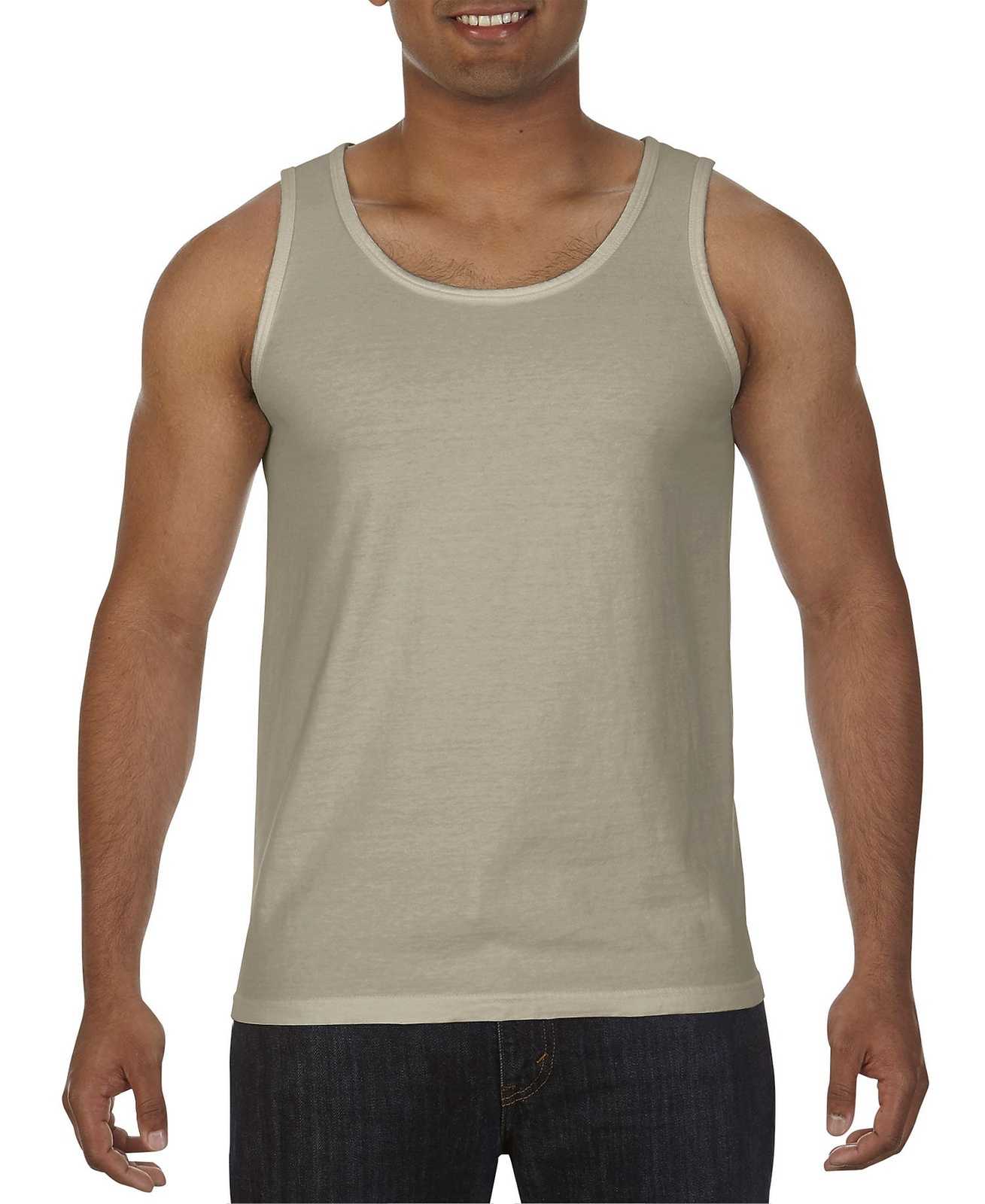 Comfort Colors 9360 Heavyweight Ring Spun Tank Top - Sandstone - HIT a Double