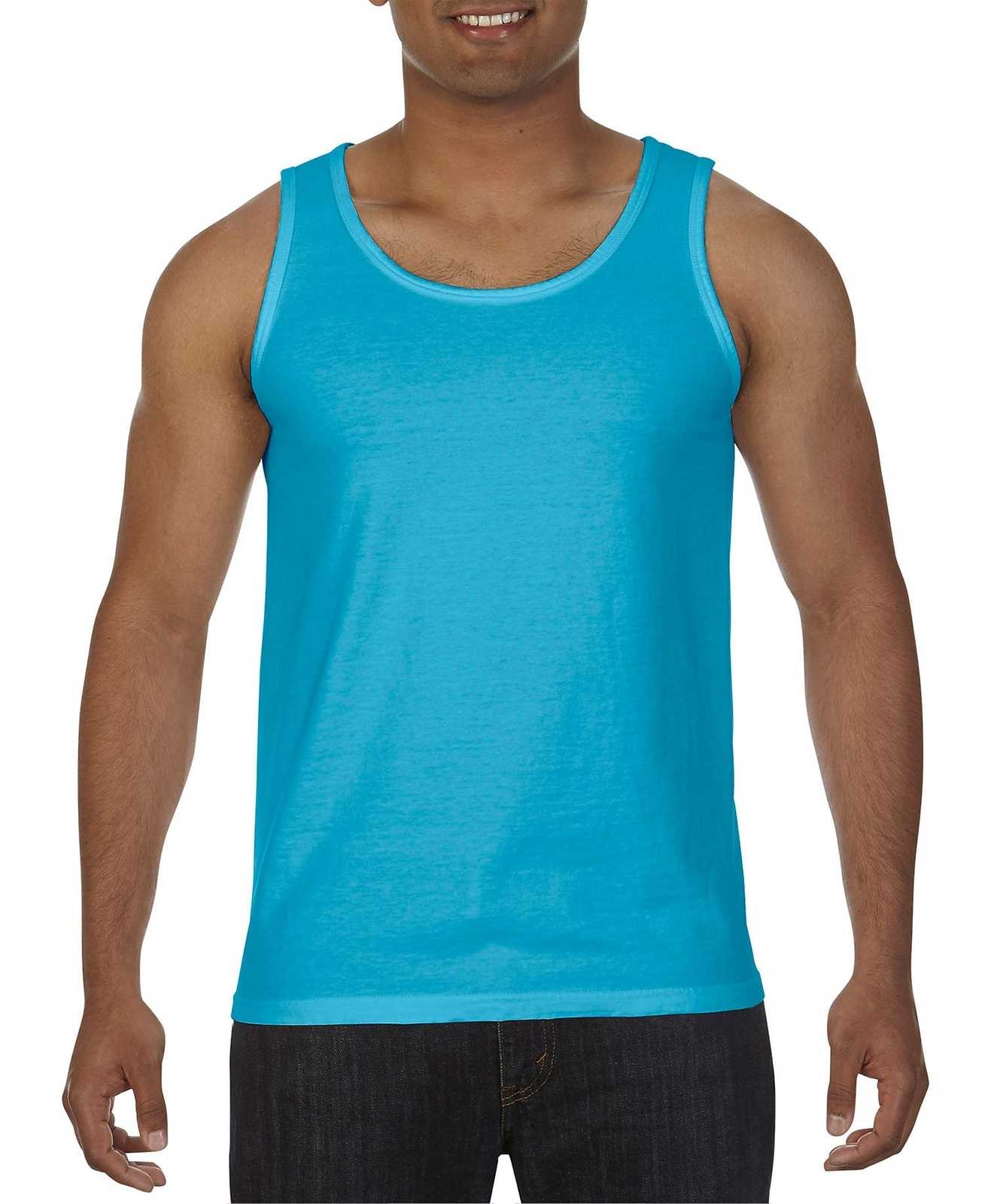 Comfort Colors 9360 Heavyweight Ring Spun Tank Top - Sapphire - HIT a Double