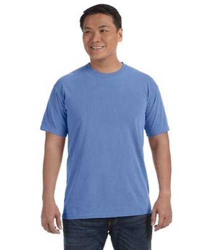 Comfort Colors C1717 Adult Heavyweight T-Shirt - Fluorescent True Blue - HIT a Double