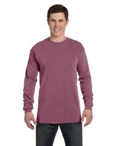 Comfort Colors C6014 Adult Heavyweight Long-Sleeve T-Shirt - Berry - HIT a Double