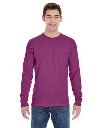 Comfort Colors C6014 Adult Heavyweight Long-Sleeve T-Shirt - Boysenberry - HIT a Double