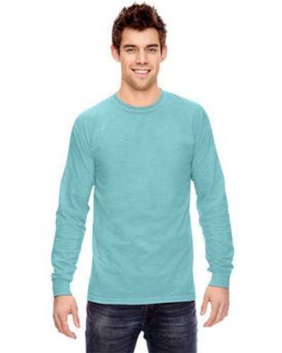 Comfort Colors C6014 Adult Heavyweight Long-Sleeve T-Shirt - Chalky Mint - HIT a Double