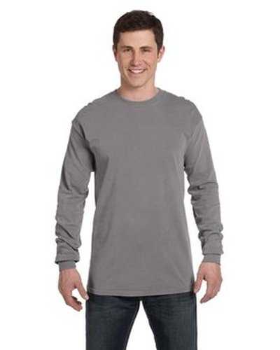 Comfort Colors C6014 Adult Heavyweight Long-Sleeve T-Shirt - Gray - HIT a Double