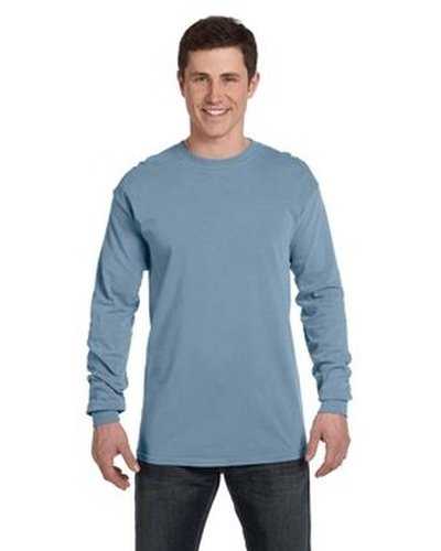 Comfort Colors C6014 Adult Heavyweight Long-Sleeve T-Shirt - Ice Blue - HIT a Double