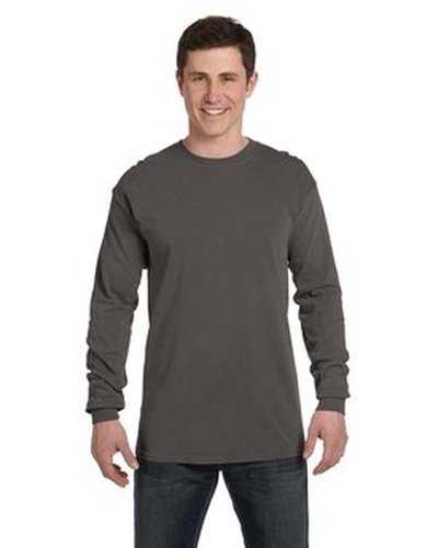 Comfort Colors C6014 Adult Heavyweight Long-Sleeve T-Shirt - Pepper - HIT a Double