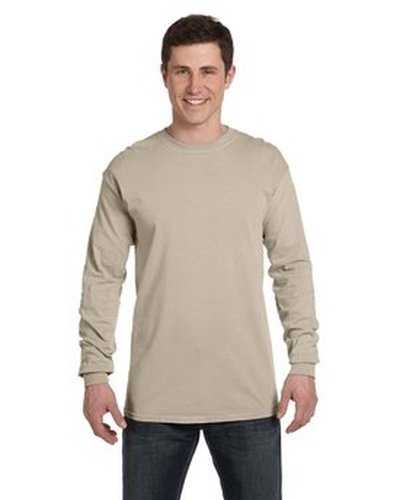 Comfort Colors C6014 Adult Heavyweight Long-Sleeve T-Shirt - Sandstone - HIT a Double