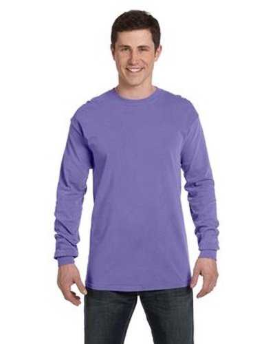 Comfort Colors C6014 Adult Heavyweight Long-Sleeve T-Shirt - Violet - HIT a Double