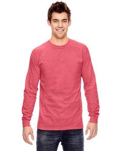 Comfort Colors C6014 Adult Heavyweight Long-Sleeve T-Shirt - Watermelon - HIT a Double