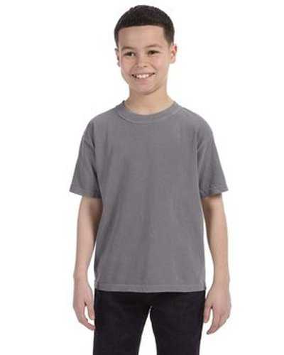 Comfort Colors C9018 Youth Midweight T-Shirt - Graphite - HIT a Double