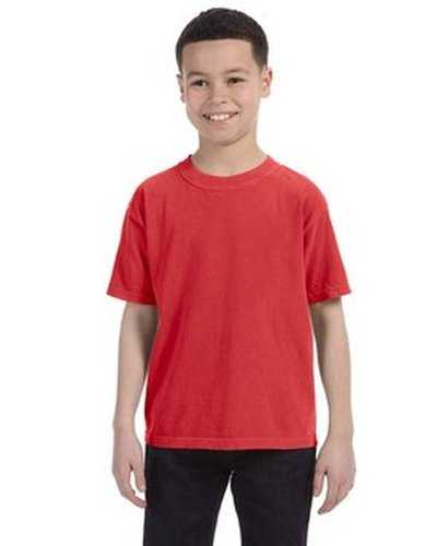Comfort Colors C9018 Youth Midweight T-Shirt - Red - HIT a Double