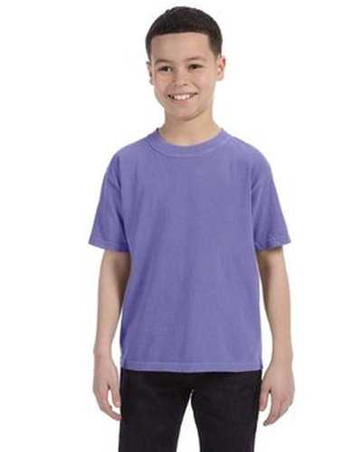 Comfort Colors C9018 Youth Midweight T-Shirt - Violet - HIT a Double