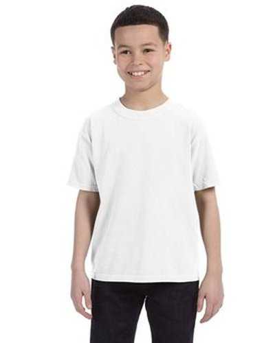 Comfort Colors C9018 Youth Midweight T-Shirt - White - HIT a Double