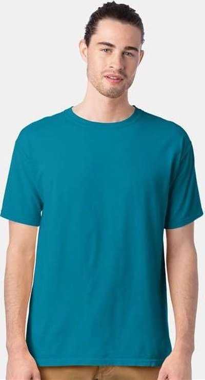 Comfortwash By Hanes GDH100 Garment-Dyed T-Shirt - Ocean Depths - HIT a Double - 1