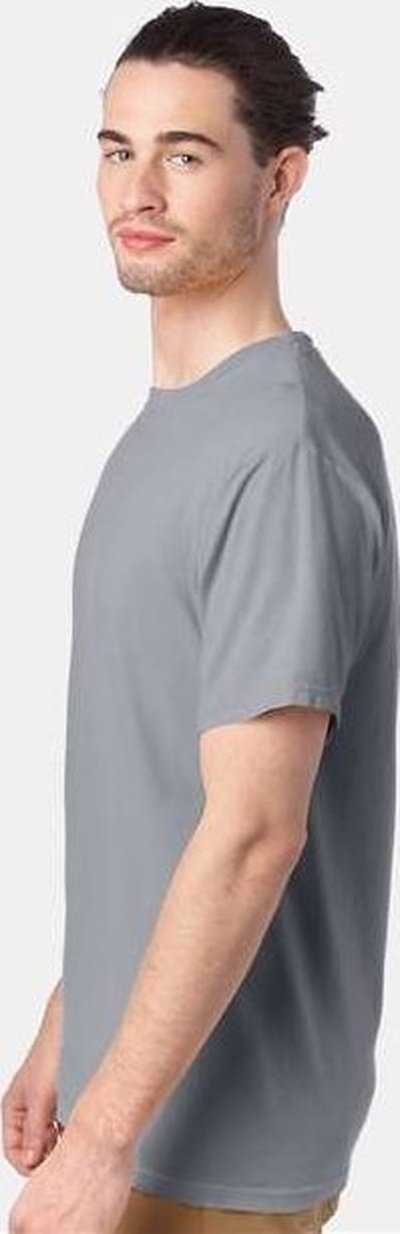 Comfortwash By Hanes GDH100 Garment-Dyed T-Shirt - Silverstone - HIT a Double - 1