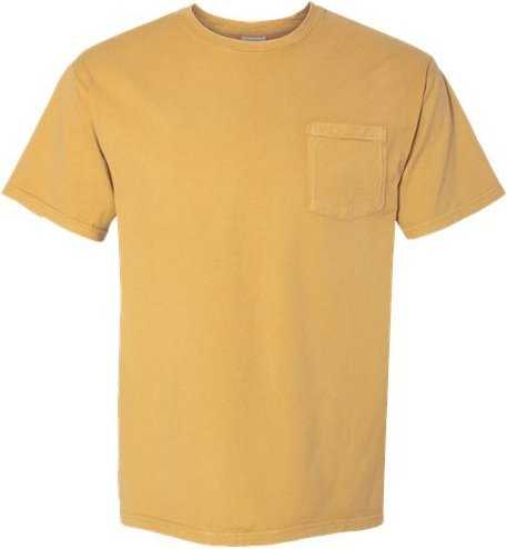 Comfortwash By Hanes GDH150 Garment-Dyed Pocket T-Shirt - Artisan Gold - HIT a Double - 1