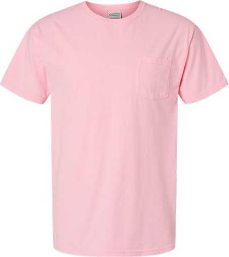 Comfortwash By Hanes GDH150 Garment-Dyed Pocket T-Shirt - Cotton Candy - HIT a Double - 1