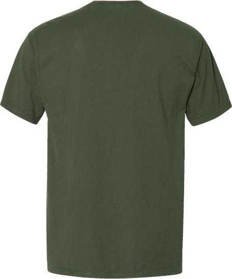 Comfortwash By Hanes GDH150 Garment-Dyed Pocket T-Shirt - Moss - HIT a Double - 5