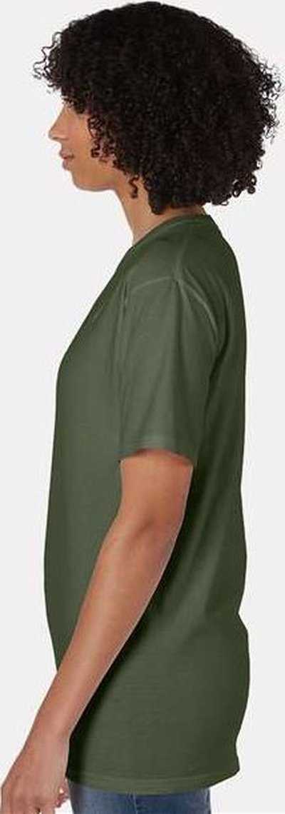Comfortwash By Hanes GDH150 Garment-Dyed Pocket T-Shirt - Moss - HIT a Double - 3
