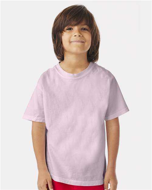 Comfortwash GDH175 Garment-Dyed Youth T-Shirt - Cotton Candy" - "HIT a Double