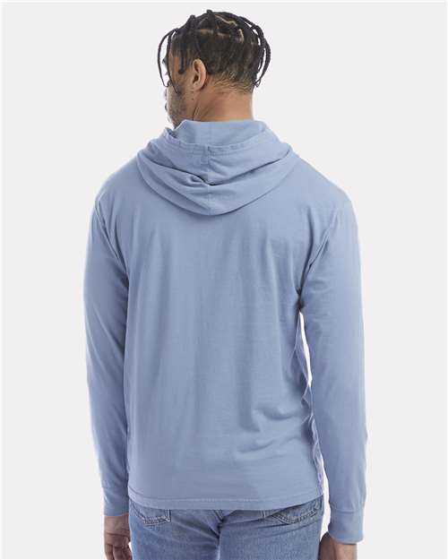 Comfortwash GDH280 Garment-Dyed Jersey Hooded Long Sleeve T-Shirt - Saltwater - HIT a Double - 3
