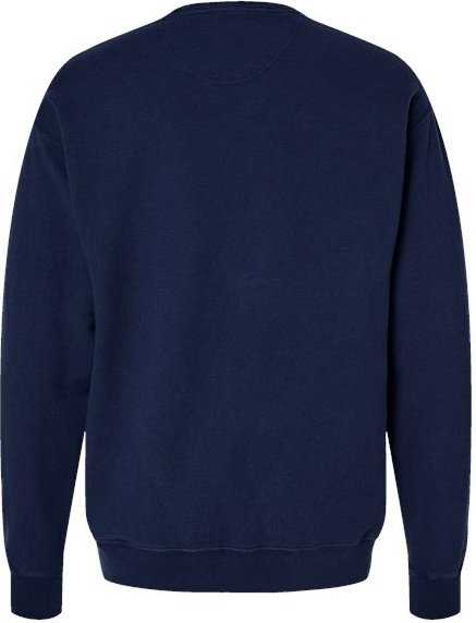 Comfortwash GDH400 Garment-Dyed Unisex Crewneck Sweatshirt - Navy&quot; - &quot;HIT a Double